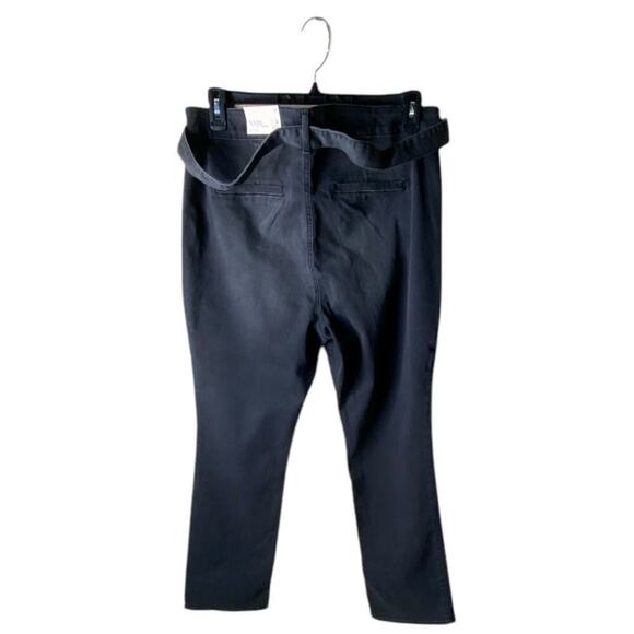 NYDJ Marilyn Straight Denim Jeans Womens 16 Belted High Rise Faded Casual NWT - Picture 4 of 12